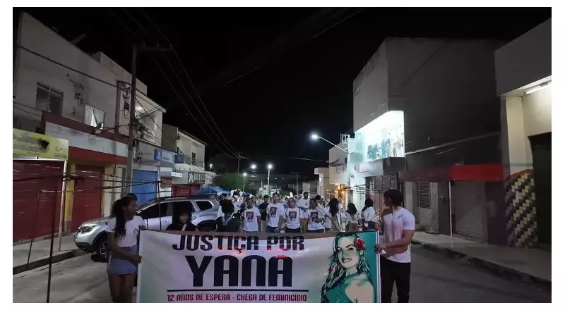 12 anos sem justiça: Caminhada em Ouricuri exige respostas pelo feminicídio de Yana Luiza