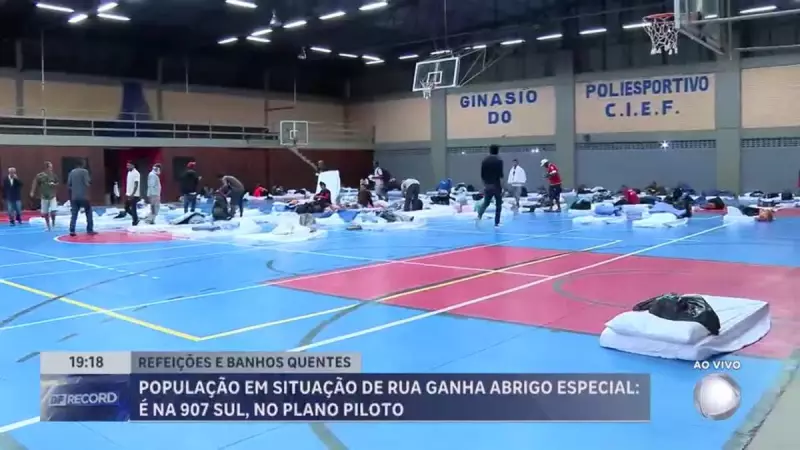 Abrigo na Asa Sul de Brasília oferece acolhimento a pessoas em situação de rua