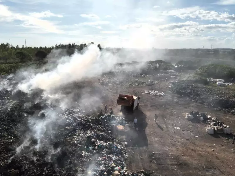 Ação conjunta combate queimadas no lixão de Confresa e alerta para riscos ambientais