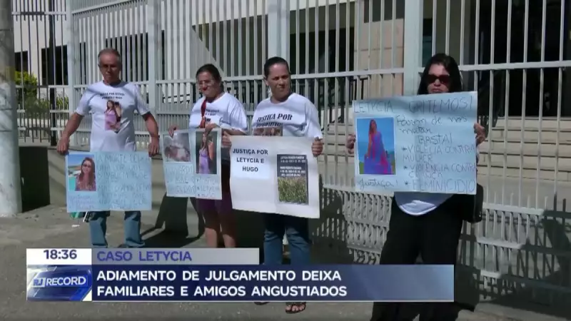 Adiamento do julgamento de Letycia deixa família e amigos em angústia no interior do RJ