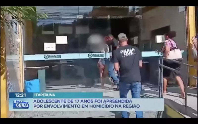 Adolescente de 17 anos é apreendida por envolvimento em homicídio na região do Rio de Janeiro
