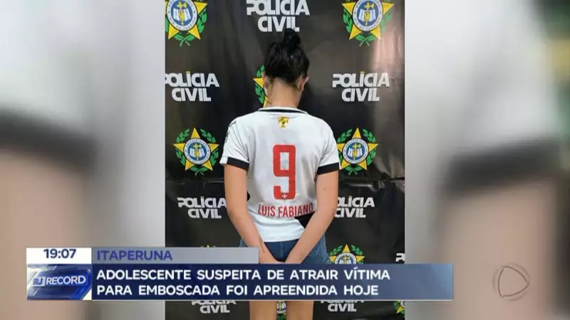 Adolescente é apreendida em Itaperuna-RJ por suspeita de atrair vítima para emboscada
