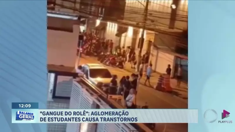 Aglomeração de estudantes causa transtornos em Santos: entenda o caso da 'Gangue do Role'