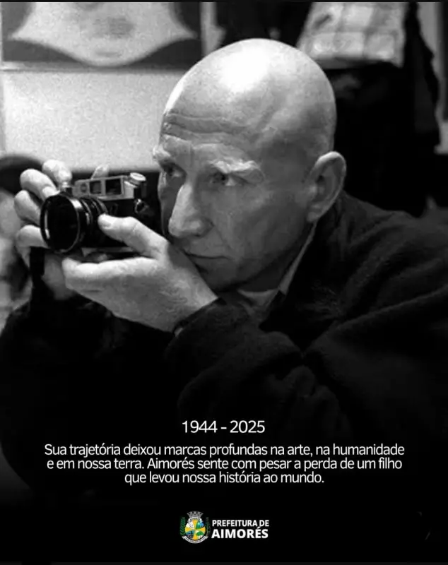Aimorés decreta luto oficial de três dias pela morte do fotógrafo Sebastião Salgado