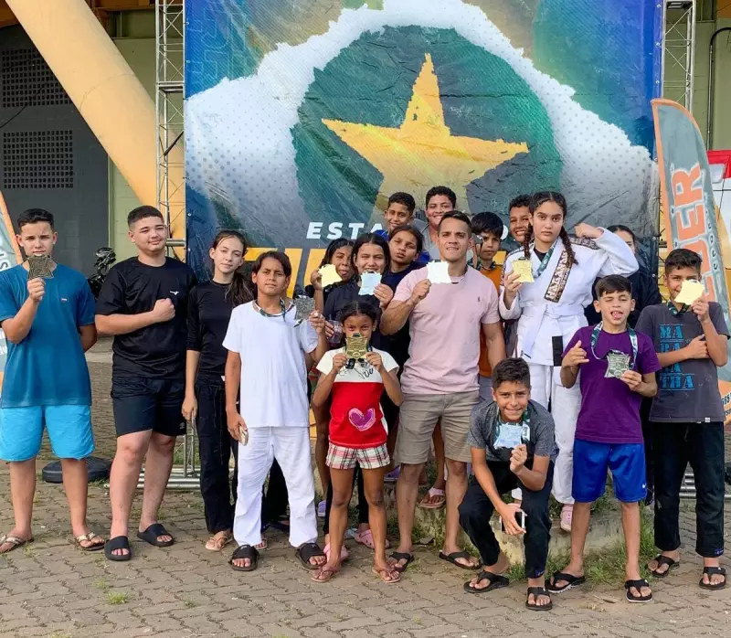 Alunos da Rede Cidadã brilham no Campeonato Estadual de Jiu-Jitsu em Mato Grosso
