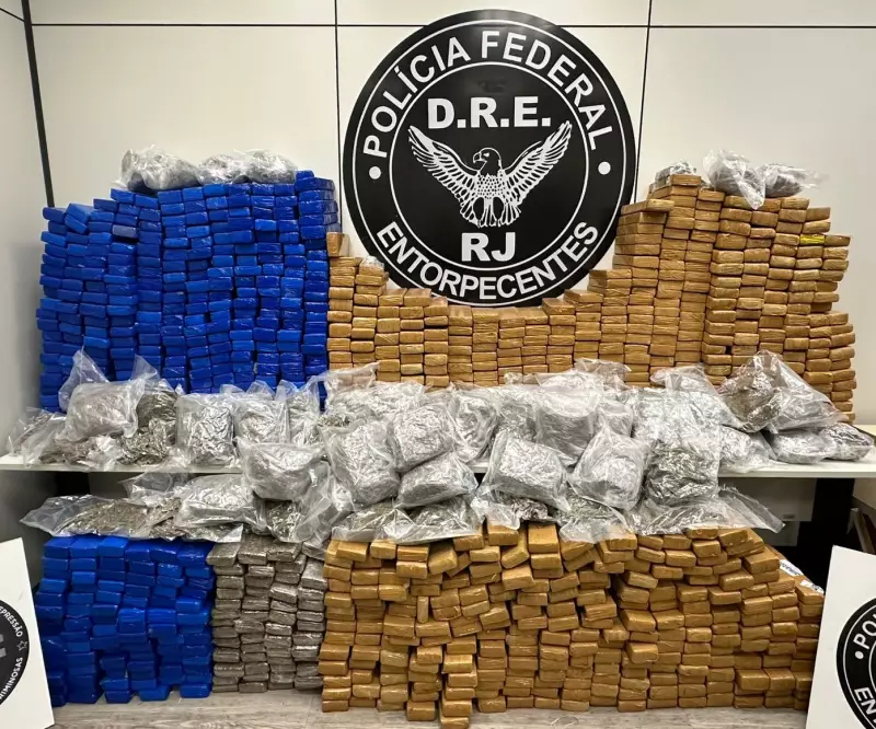 Apreensão recorde: uma tonelada de drogas encontrada em caminhão na Via Dutra, em Resende