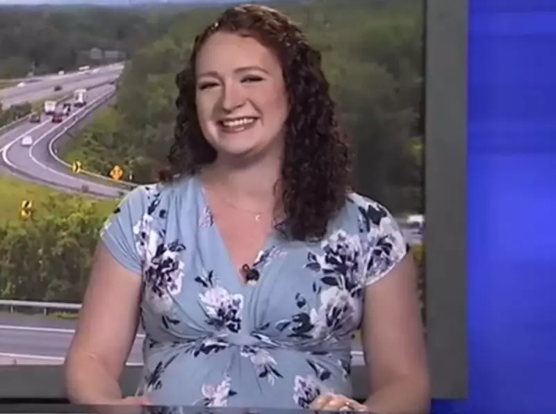 Apresentadora entra em trabalho de parto ao vivo e surpreende ao concluir telejornal