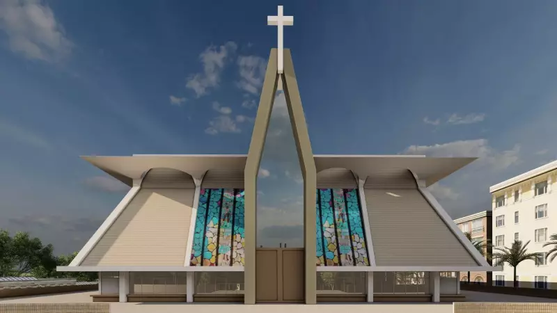 Arquidiocese de Rio Preto revitaliza catedral com cruz de 20 metros após elevação pelo Papa Leão XIV