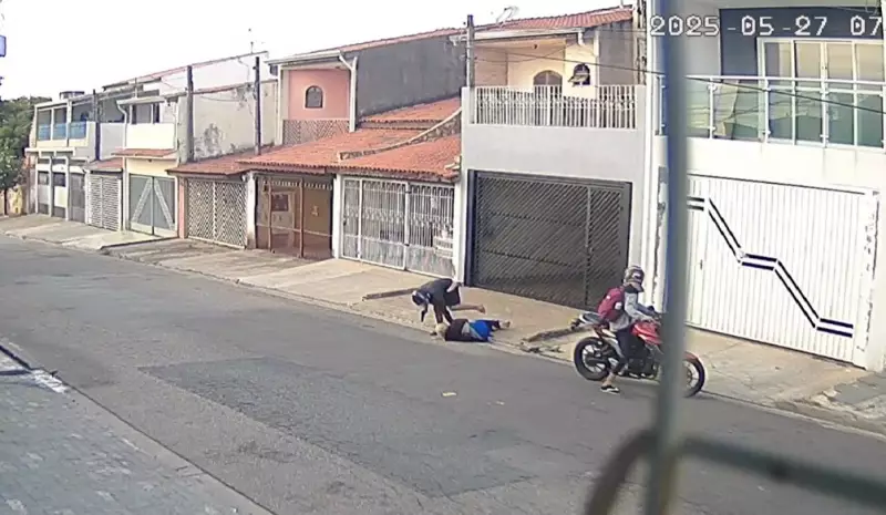 Assalto violento em Sorocaba: Mulher é arremessada ao chão durante roubo; veja o vídeo chocante