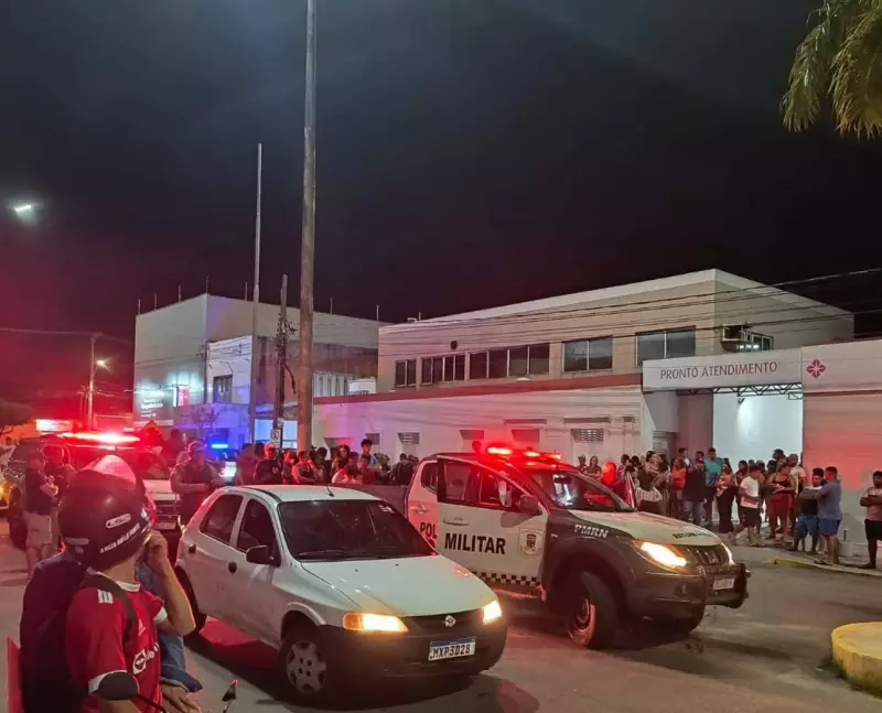 Assassinato chocante em frente a hospital em São Gonçalo do Amarante: vítima baleada em crime violento