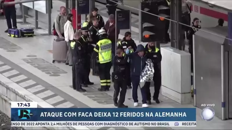 Ataque a faca na Alemanha deixa 12 feridos em estação de trem: veja detalhes