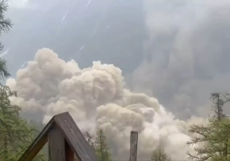 Avalanche nos Alpes Suíços soterra vilarejo: veja o vídeo impressionante