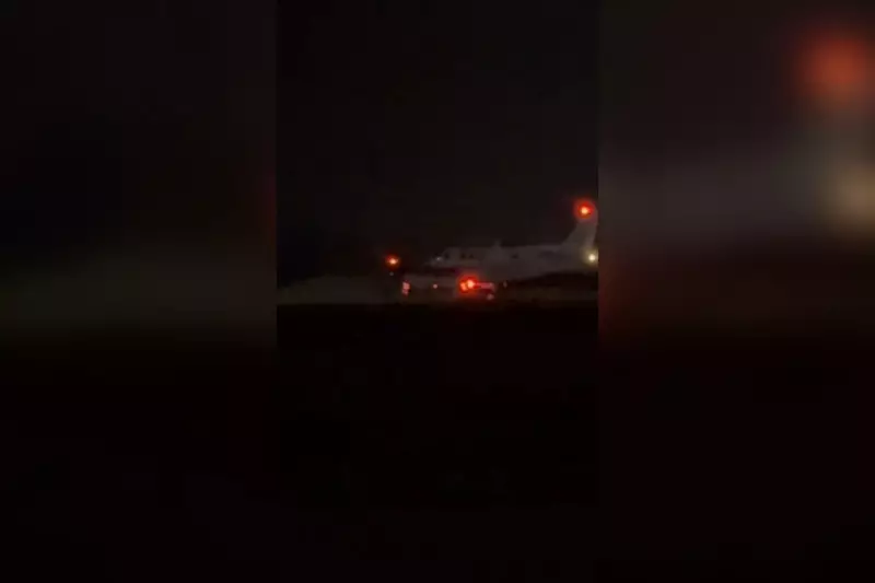 Avião de pequeno porte faz pouso de emergência em Jundiaí após falha no trem de pouso; veja o vídeo