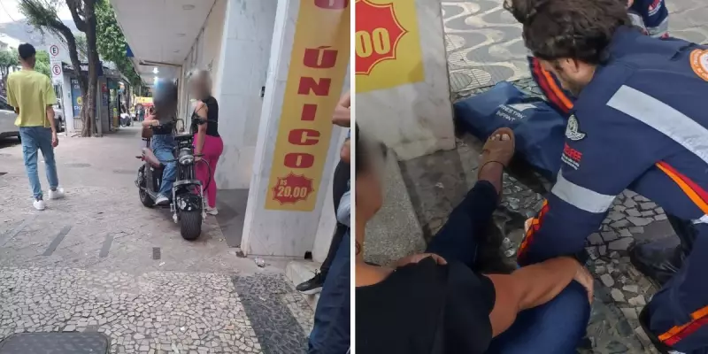 Bicicleta elétrica atropela mulher em calçada de Governador Valadares: entenda o caso