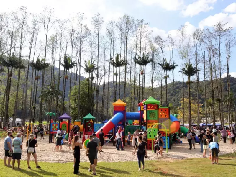 Blumenau sedia evento gratuito com música e festival de balonismo no Parque