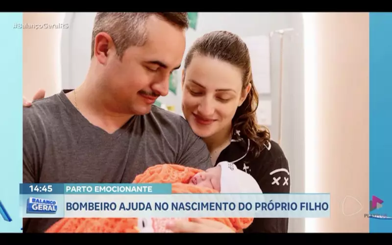 Bombeiro vivencia momento emocionante: ajuda no parto da própria filha em casa
