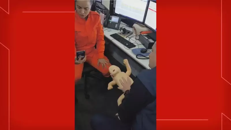 Bombeiros salvam bebê de engasgo com chamada de vídeo no DF: veja o emocionante resgate!