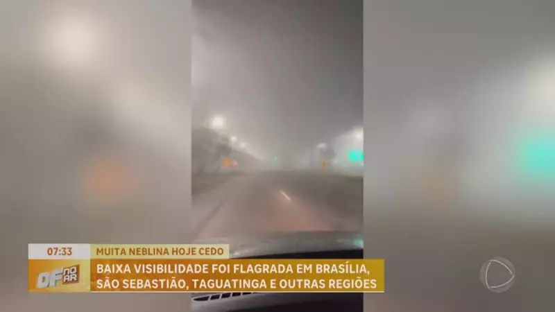 Brasília acorda com neblina intensa: veja dicas para dirigir com segurança
