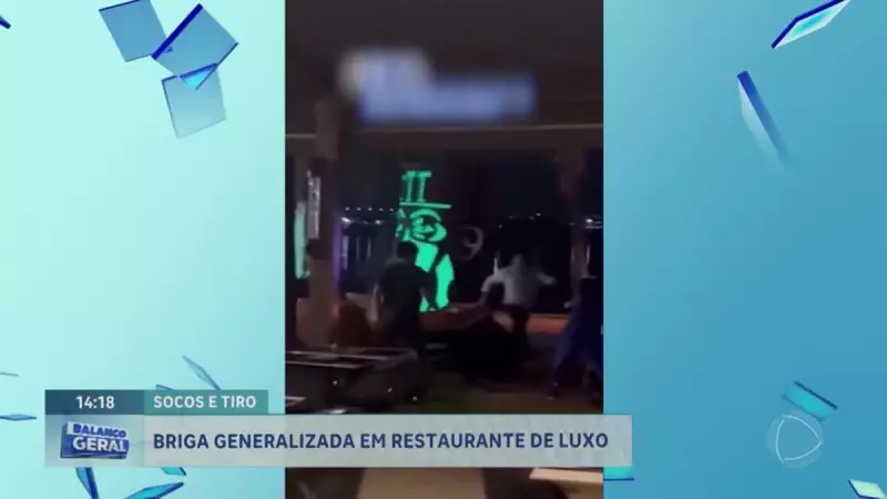 Briga em restaurante de luxo em Brasília termina em tiros e destruição | R7 Notícias