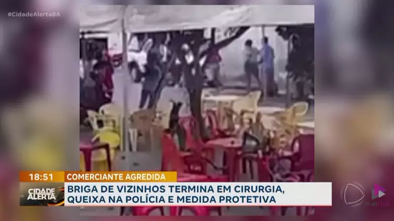 Briga entre vizinhos em Feira de Santana termina em cirurgia e registro na delegacia