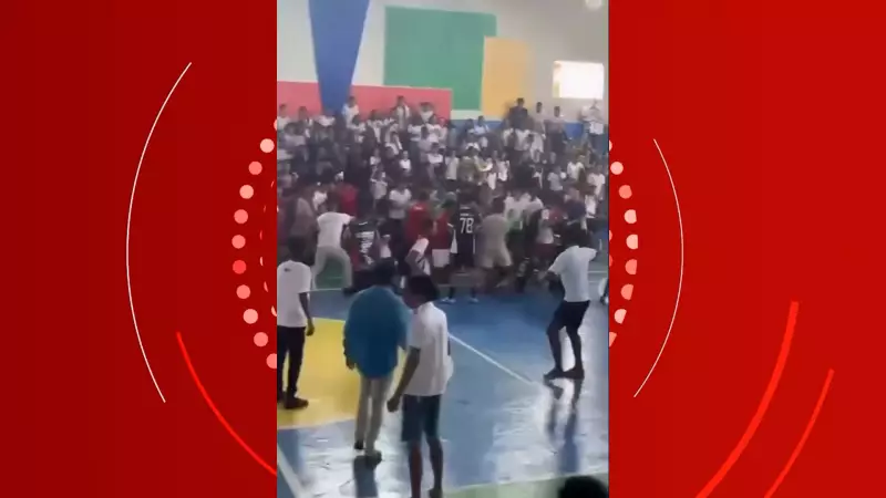 Briga generalizada em ginásio durante Jogos Escolares choca Pinheiro, na Baixada Maranhense