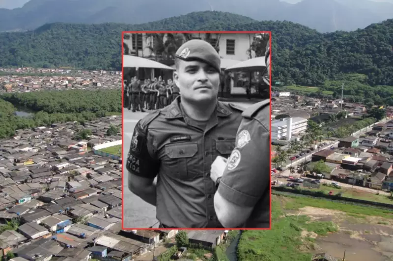 Cabo da PM morre após levar tiro na testa dentro de viatura em Santos