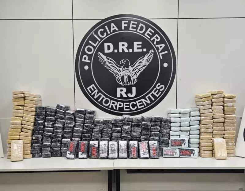 Caminhoneiro é preso com 270 kg de cocaína na Via Dutra, em Piraí | Operação policial apreende droga avaliada em milhões
