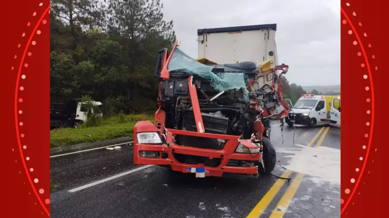Caminhoneiro sobrevive milagrosamente após acidente grave no Paraná