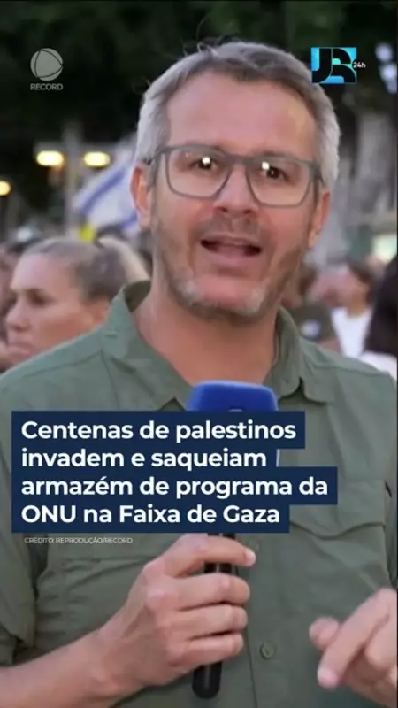 Caos em Gaza: Palestinos invadem e saqueiam armazém da ONU em meio à crise humanitária