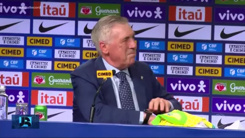 Carlo Ancelotti é oficializado como técnico da Seleção Brasileira em cerimônia no Rio