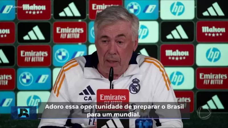 Carlo Ancelotti se despede do Real Madrid e assume o comando da Seleção Brasileira