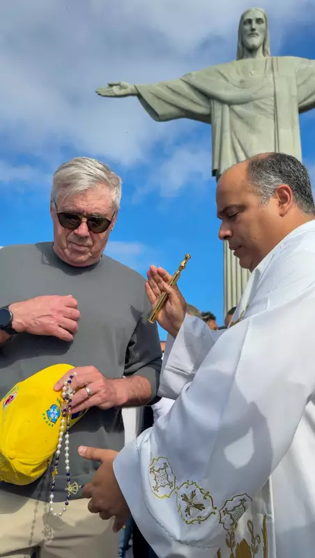 Carlo Ancelotti Visita o Cristo Redentor: Momentos Épicos no Rio de Janeiro
