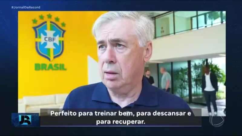 Carlo Ancelotti visita o CT da Seleção Brasileira em Teresópolis: confira os detalhes!