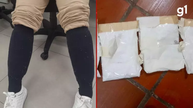 Casal é preso com cocaína escondida em meias no RS: investigação revela tráfico internacional por aeroportos