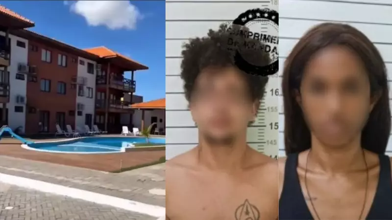 Casal é preso em pousada de luxo no Piauí suspeito de aplicar golpe do PIX; mulher se passava por servidora pública