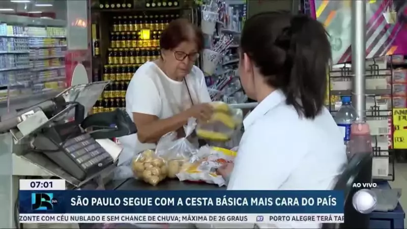 Cesta básica em São Paulo: preços continuam os mais altos do Brasil pelo segundo mês consecutivo