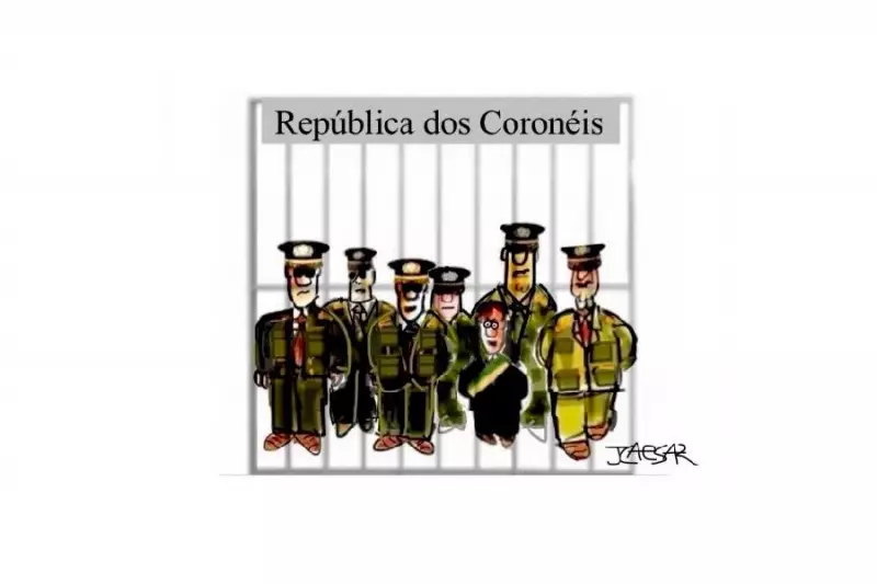 Charge de J.Caesar critica situação política e social do Brasil de forma ácida