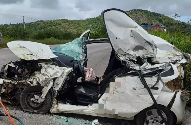 Choque entre ônibus e carro em Caruaru deixa um morto e um ferido: veja vídeo