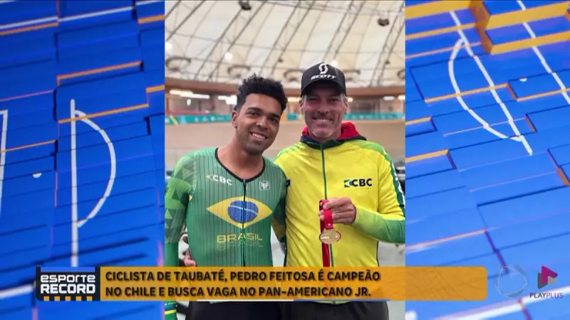 Ciclista de Taubaté conquista título no Chile e mira vaga no Pan-Americano Jr