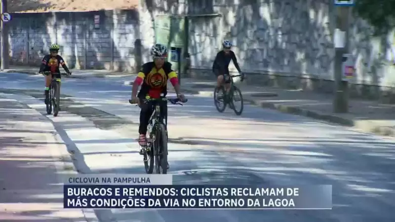 Ciclovia em Belo Horizonte: Mau estado gera risco de acidentes e impasse entre PBH e Copasa
