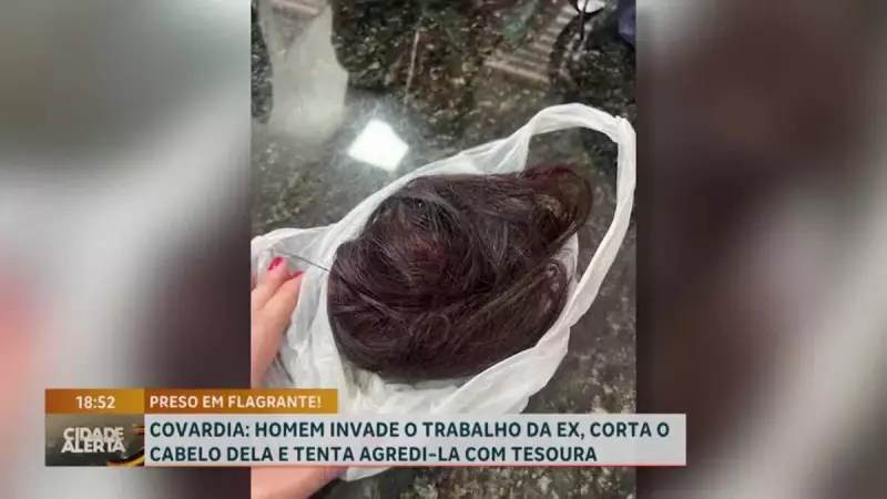 Ciúmes extremo: Homem corta cabelo da ex à força durante ataque em salão no Entorno do DF