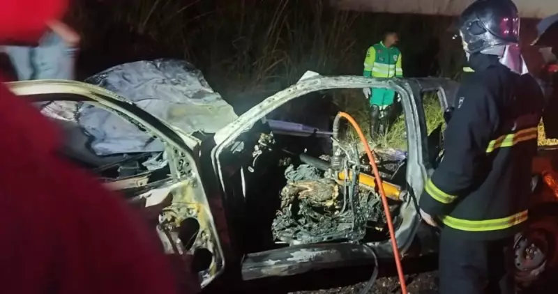 Colisão entre carro e caminhão deixa três feridos em MT: veja detalhes do acidente
