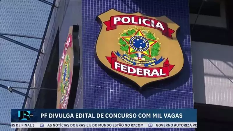 Concurso da Polícia Federal: 1.000 vagas abertas com salários de até R$ 17 mil!