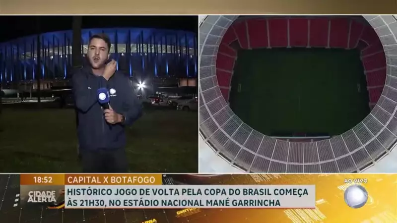 Copa do Brasil: Capital e Botafogo se enfrentam em jogo histórico no Mané Garrincha