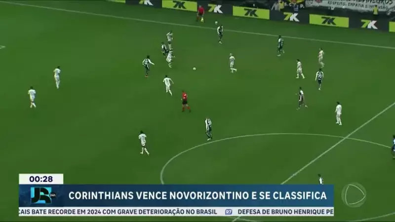 Corinthians vence Novorizontino e avança na Copa do Brasil em jogo emocionante