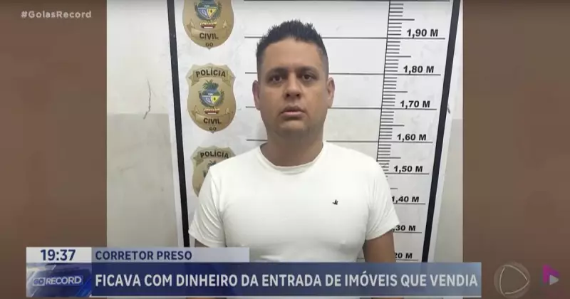 Corretor preso em Goiás por desviar dinheiro de entrada de imóveis: veja detalhes