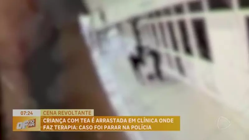 Criança autista é contida de forma violenta após fugir de clínica no DF — Veja o vídeo chocante