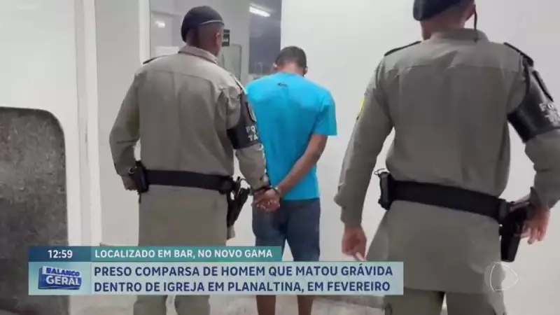 Cúmplice de assassinato de grávida em igreja de Planaltina é preso — detalhes chocantes