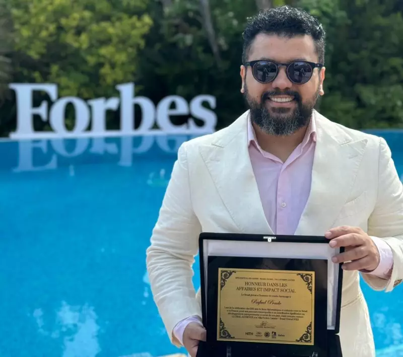 Da periferia para Cannes: Empresário brasileiro é homenageado por impacto social global
