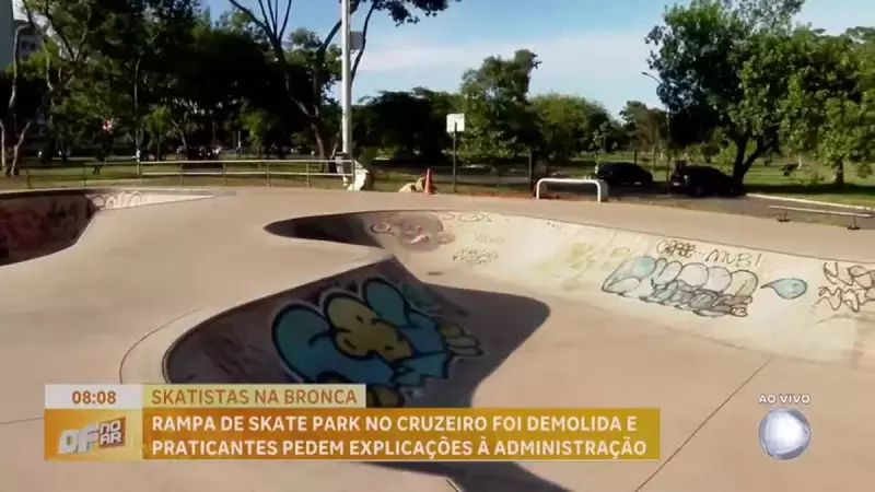 Demolição de rampa de skate no Cruzeiro, Brasília, gera revolta entre moradores